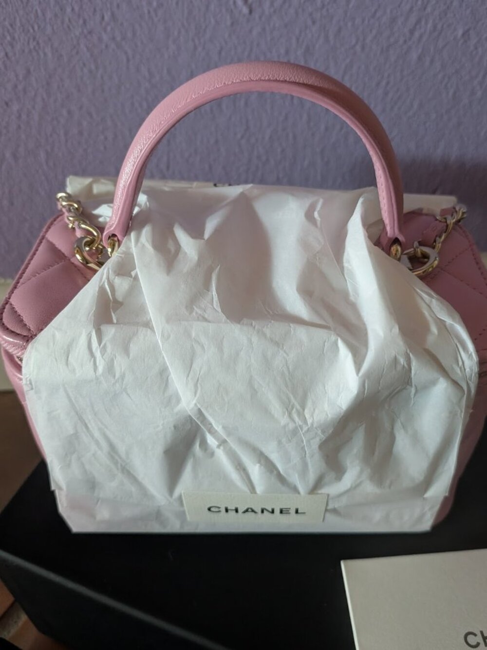 NWT Chanel Long Vanity With Chain Fall Winter 25/26 Pink 🩷 New FREE SHIPING